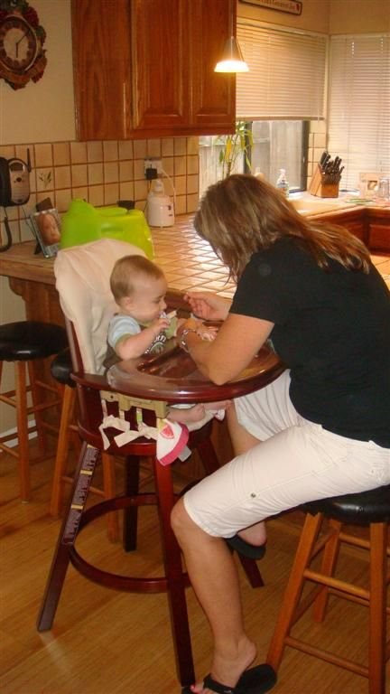 Mama Feeding Trey